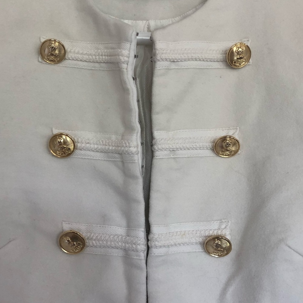 zara off white blazer